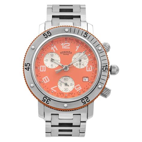 hermes clipper orange watch|Hermes Pre.